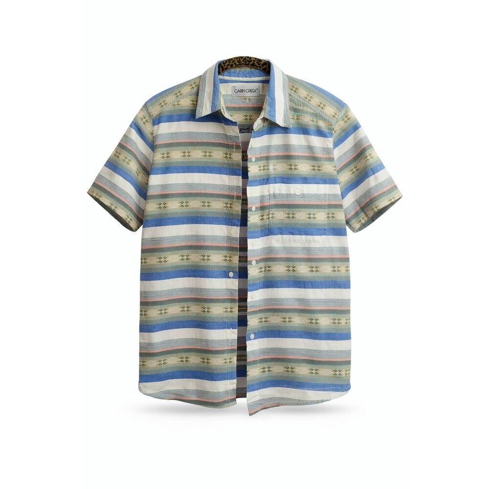 Vintage 90s Cabin Creek Western short sleeve button down. size Large